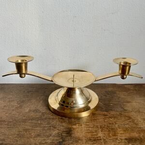 Vintage Brass Candelabra | Unity Candleholder Centerpiece
